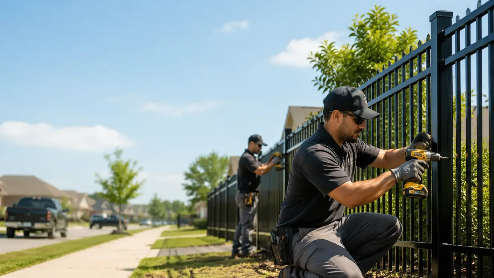 Metal Fence Installation in New Albany, MS
